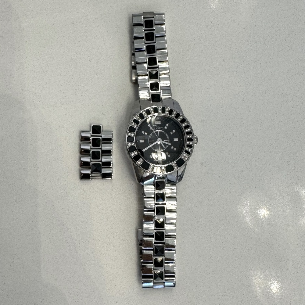 Dior Black Sapphire & Diamond Watch